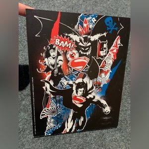 DC comics Wall Plaque Superman, Batman and Wonderwoman Room Decor